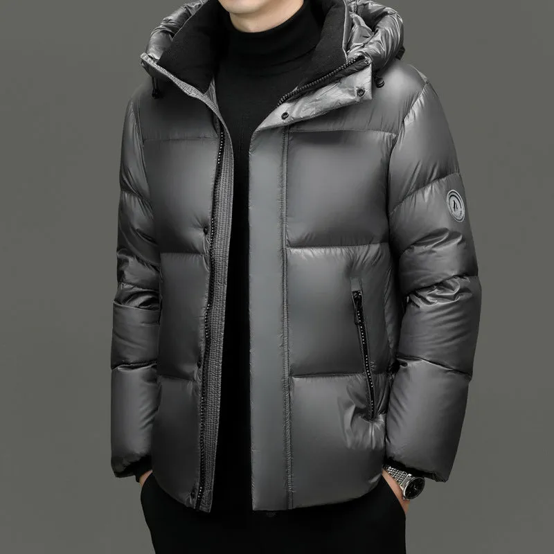 Thickened and Windproof Puffed Down Jacket