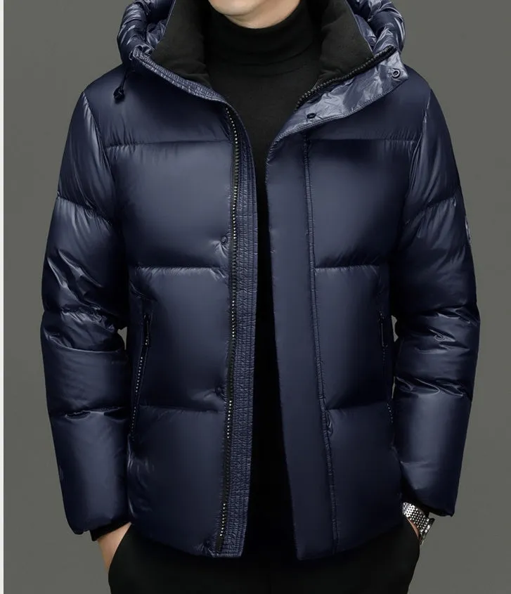 Thickened and Windproof Puffed Down Jacket