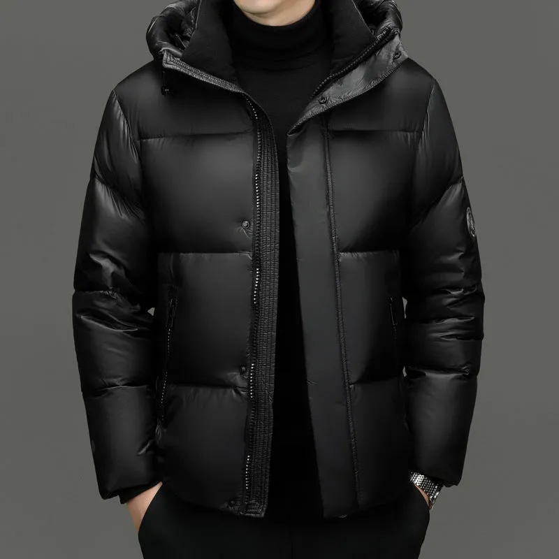Thickened and Windproof Puffed Down Jacket