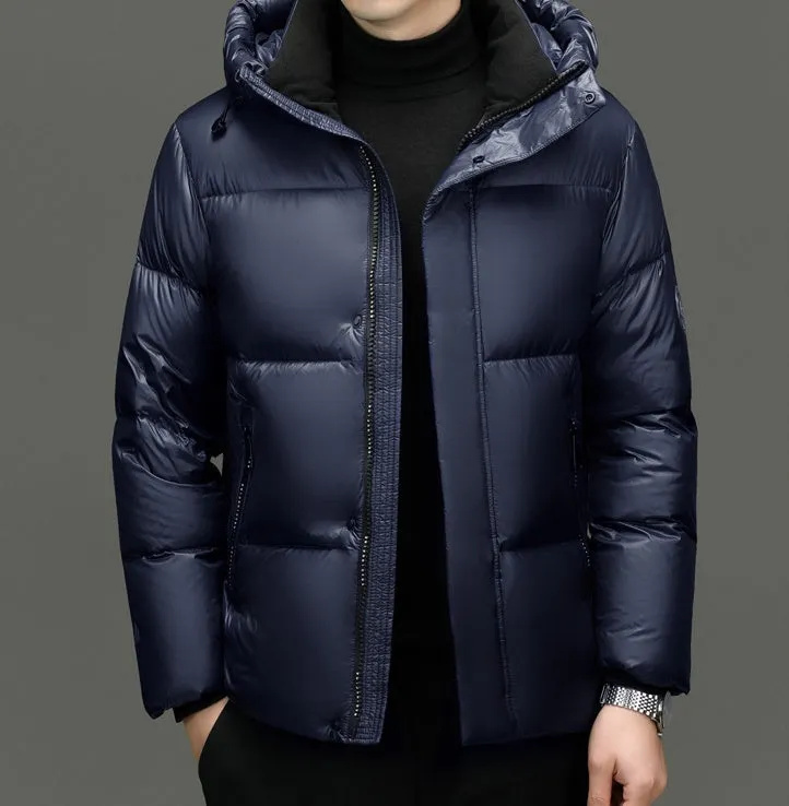 Thickened and Windproof Puffed Down Jacket
