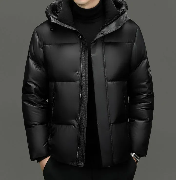 Thickened and Windproof Puffed Down Jacket