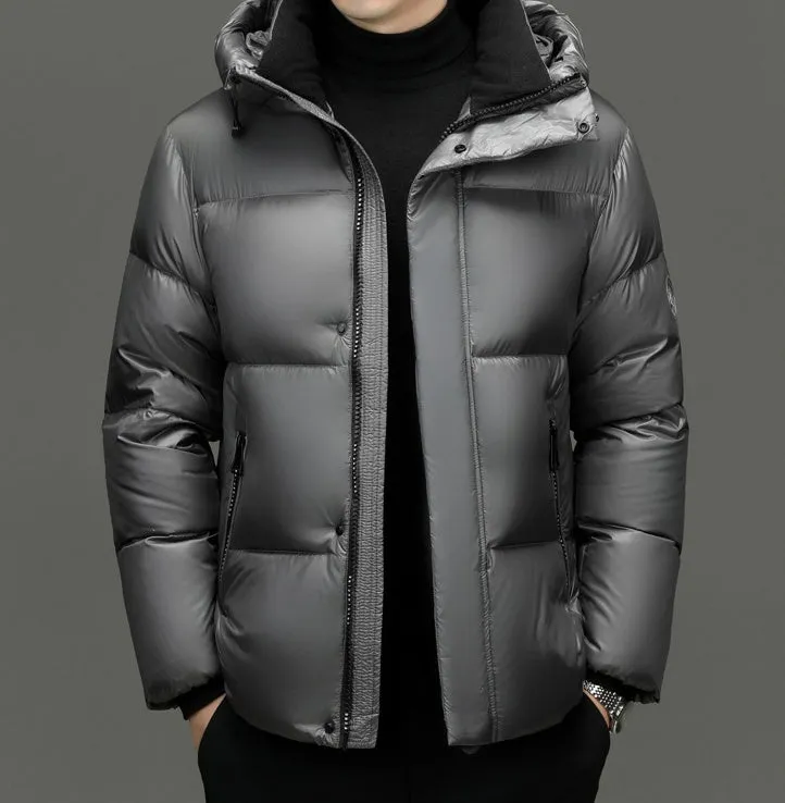 Thickened and Windproof Puffed Down Jacket
