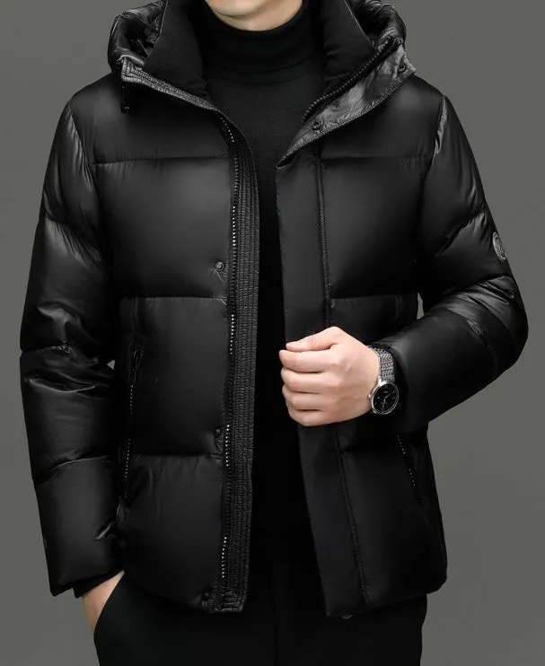 Thickened and Windproof Puffed Down Jacket