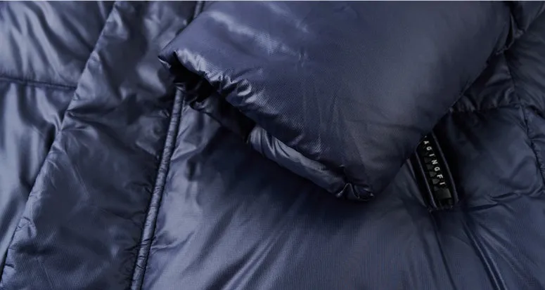 Thickened and Windproof Puffed Down Jacket