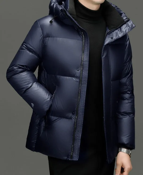 Thickened and Windproof Puffed Down Jacket