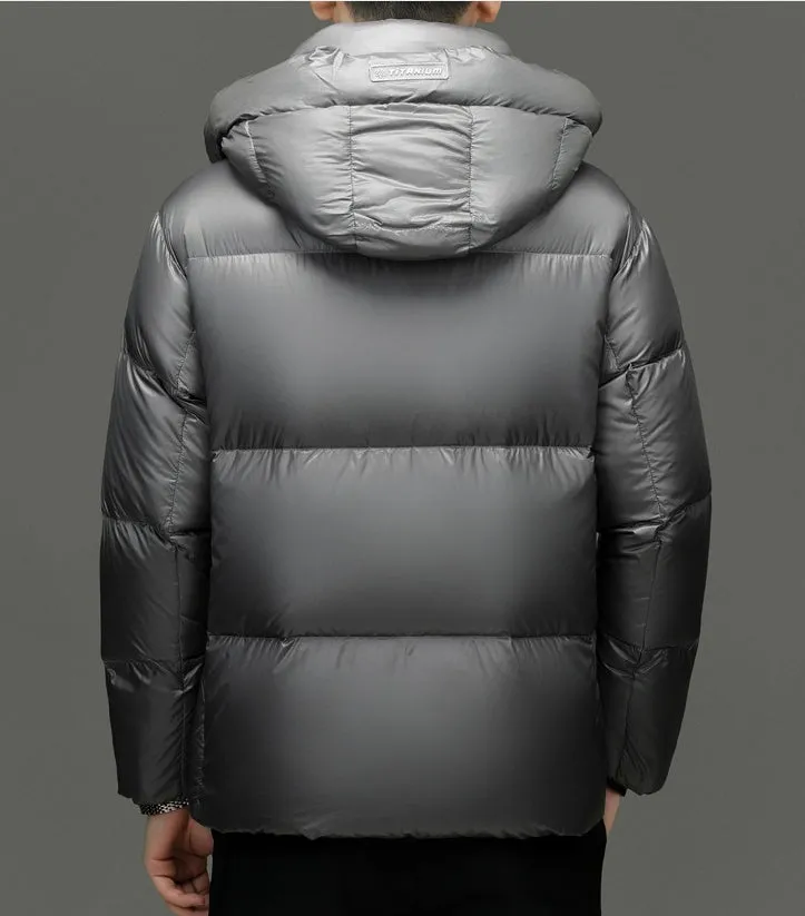 Thickened and Windproof Puffed Down Jacket