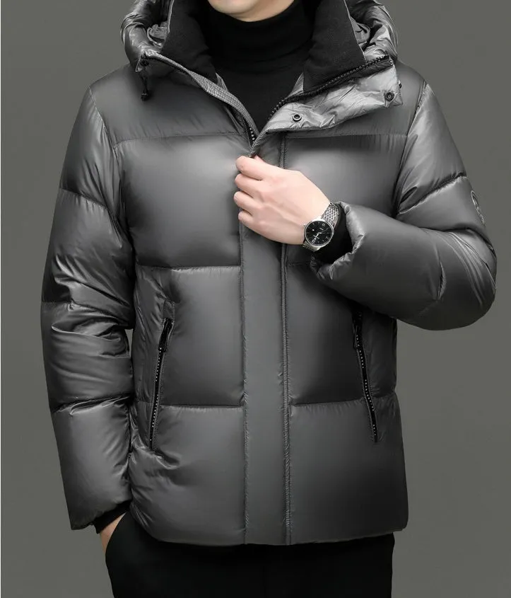 Thickened and Windproof Puffed Down Jacket