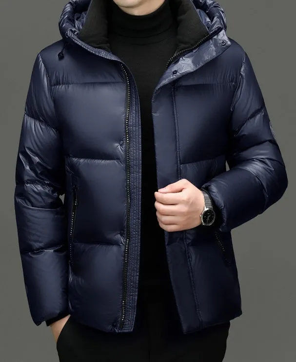 Thickened and Windproof Puffed Down Jacket
