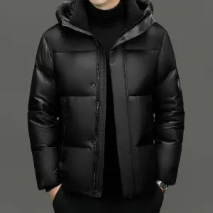 Thickened and Windproof Puffed Down Jacket