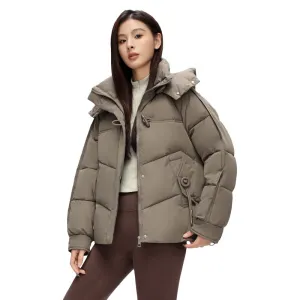 Thickened Quilted Puffer Jacket with Toggle Button