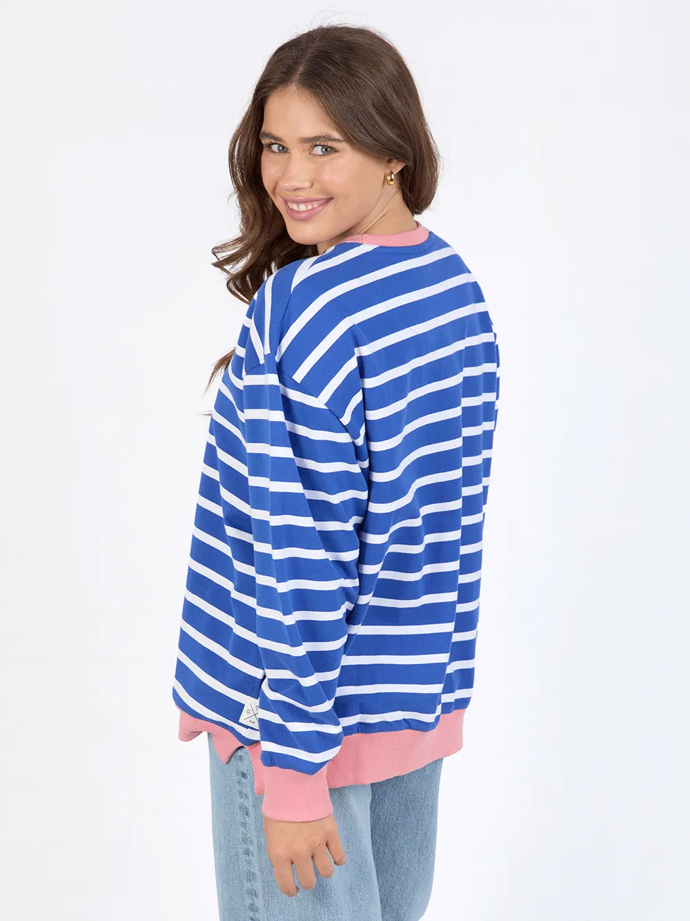 Tully Stripe Fleece Crew