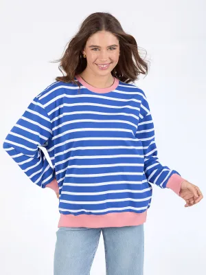 Tully Stripe Fleece Crew