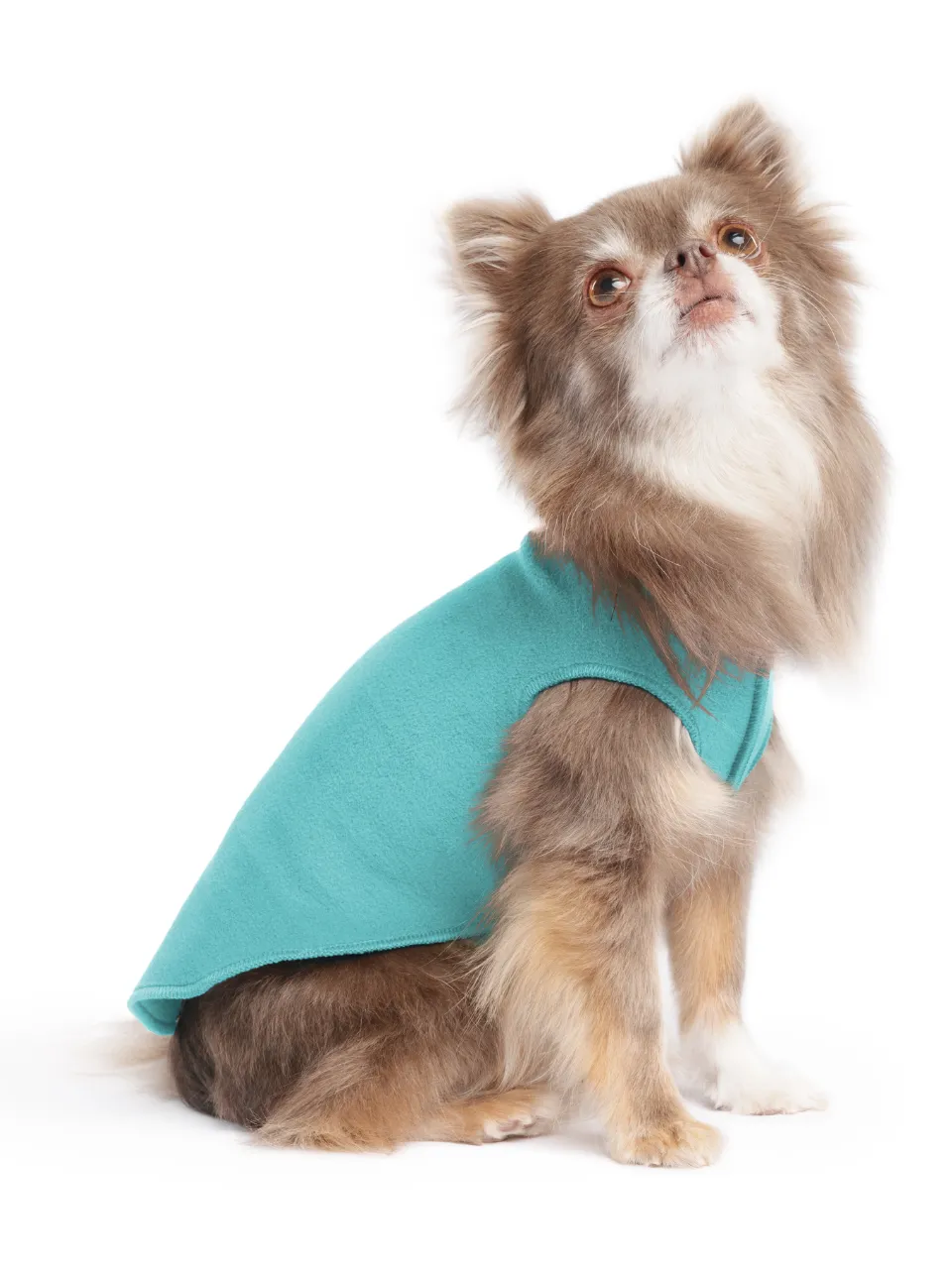 turquoise stretch fleece