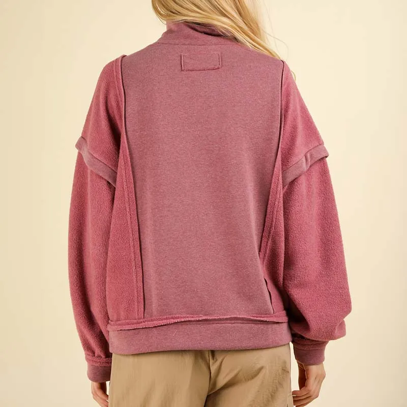 Two Pocket Quarter Zip Pullover