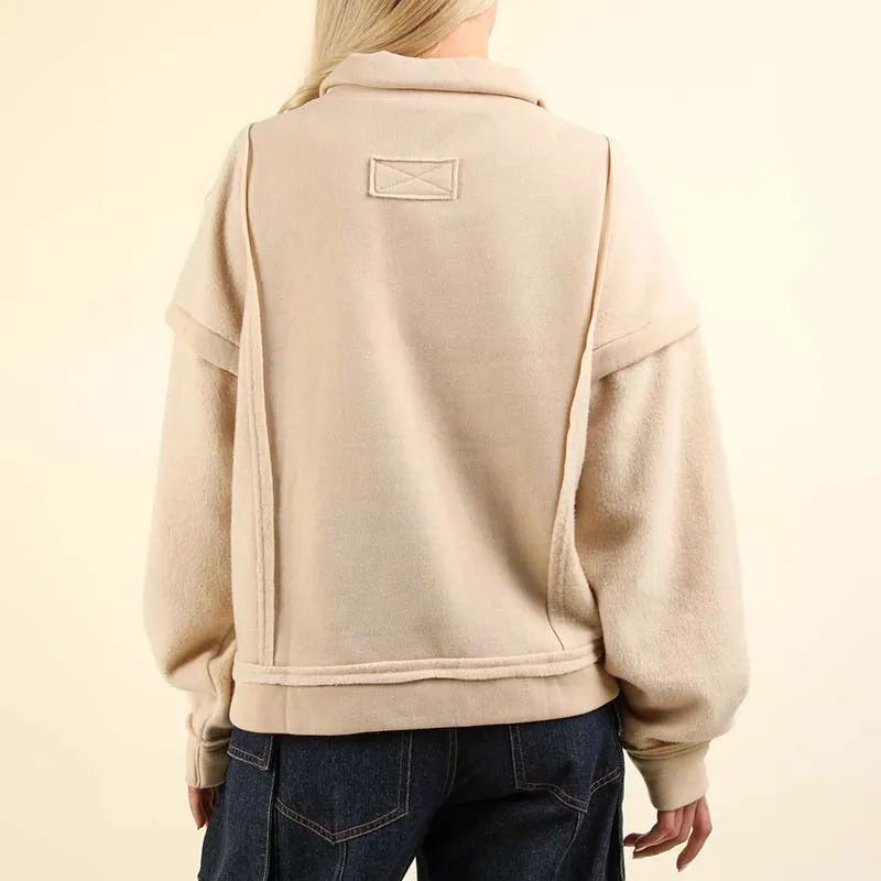 Two Pocket Quarter Zip Pullover