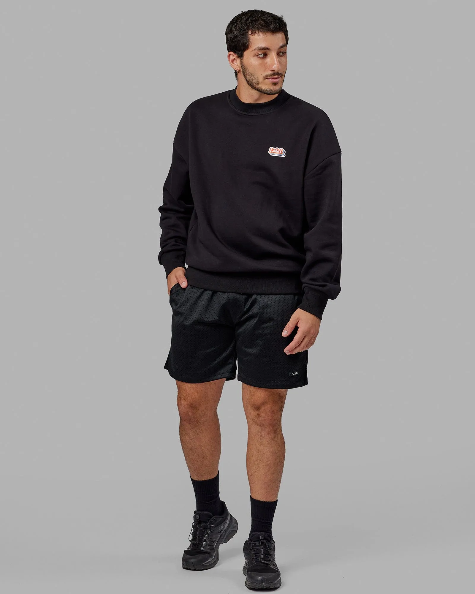 Unisex Radiate Sweater Oversize - Black