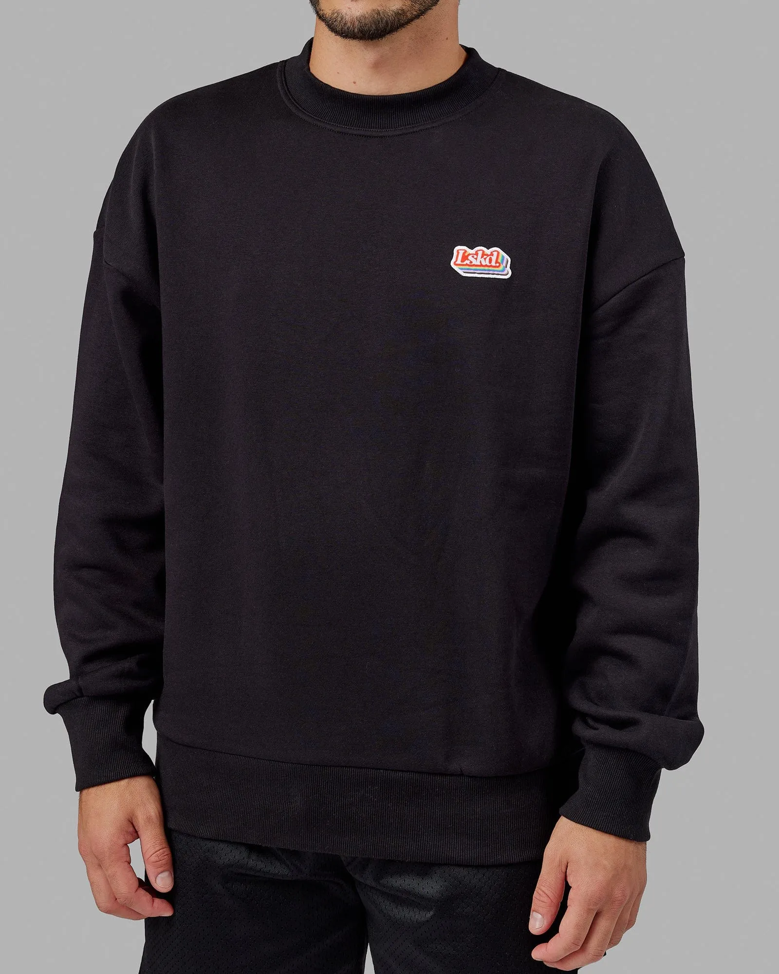 Unisex Radiate Sweater Oversize - Black