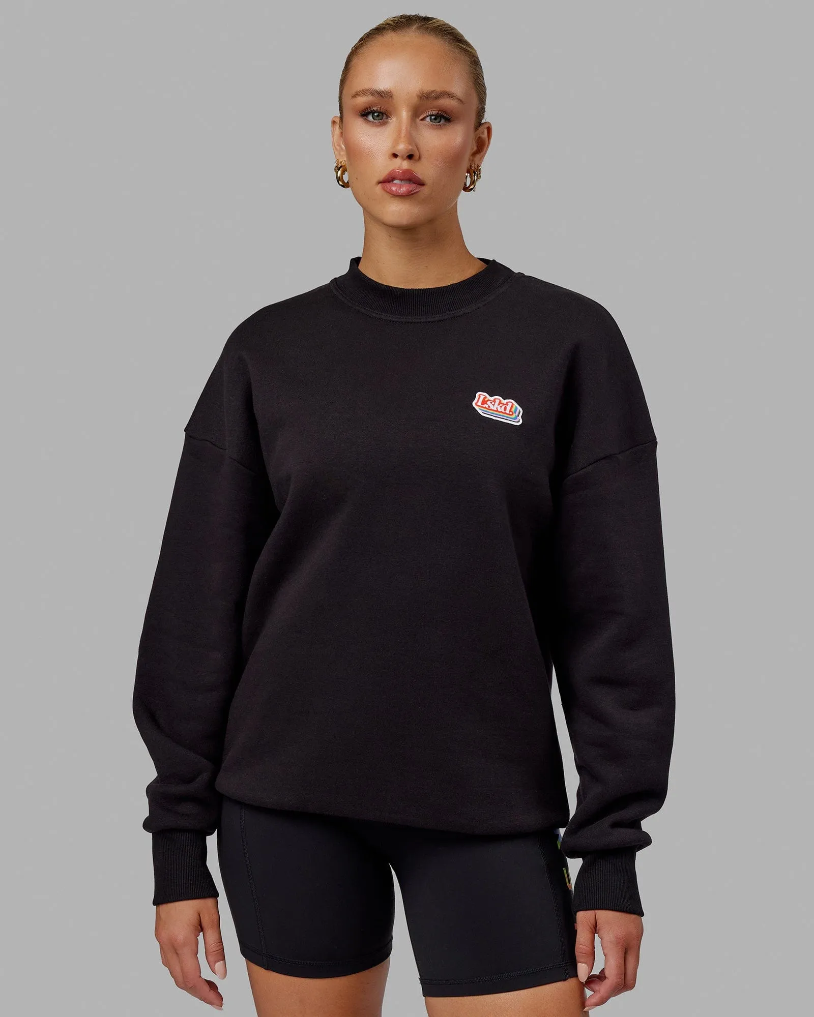 Unisex Radiate Sweater Oversize - Black