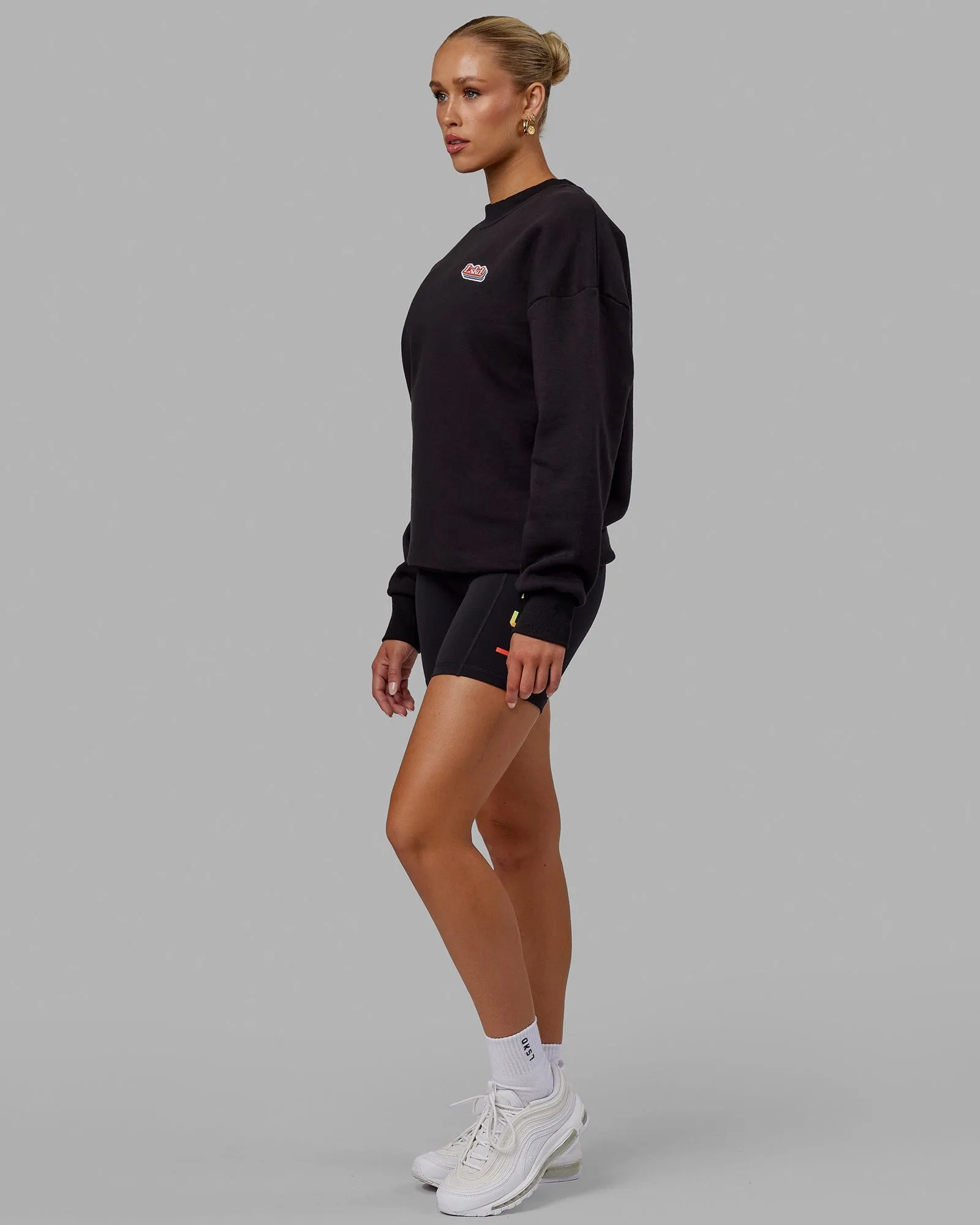 Unisex Radiate Sweater Oversize - Black