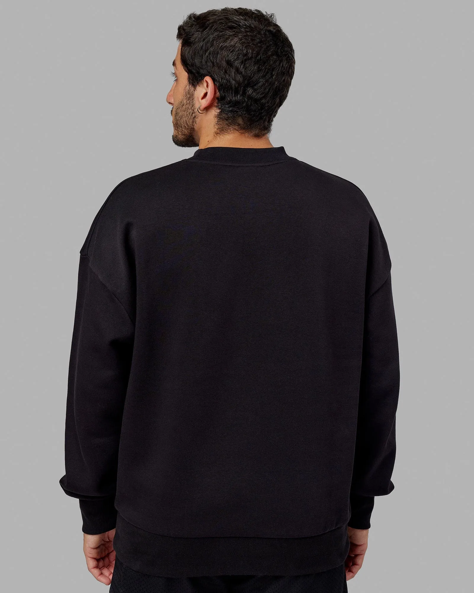 Unisex Radiate Sweater Oversize - Black