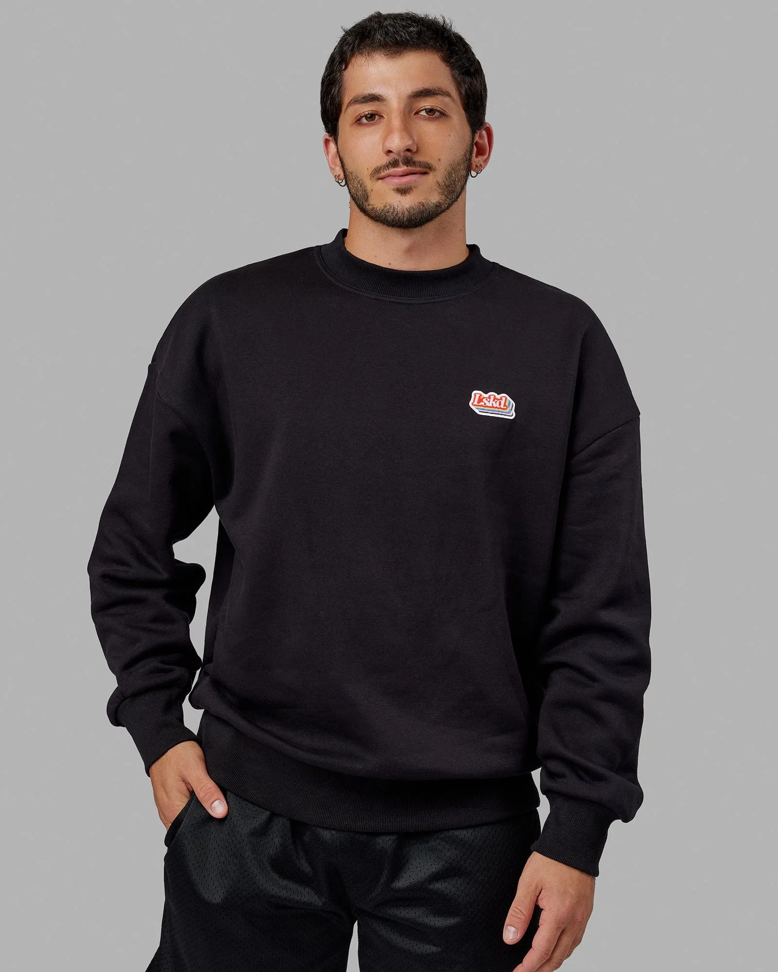 Unisex Radiate Sweater Oversize - Black