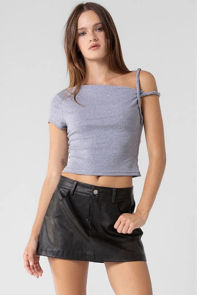 Veronica Twist Shoulder Top