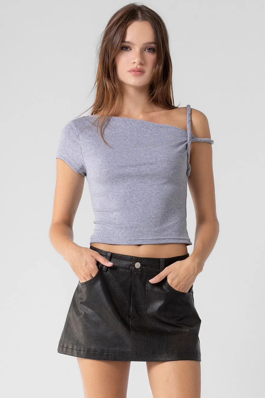 Veronica Twist Shoulder Top
