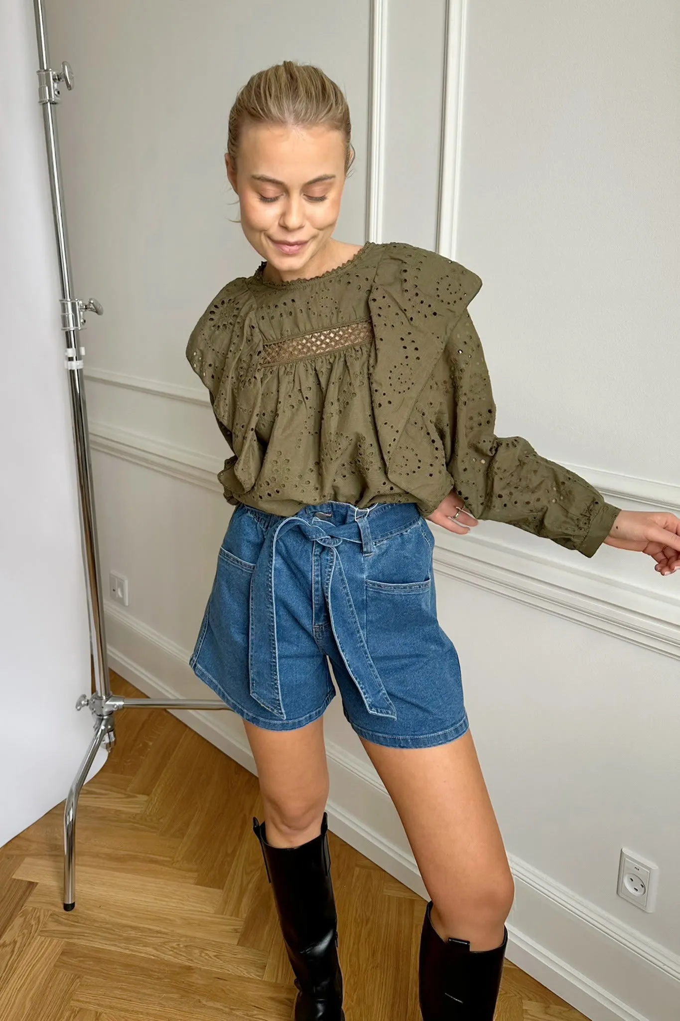 VIFo Shorts - Medium Blå Denim