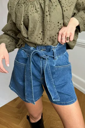 VIFo Shorts - Medium Blå Denim