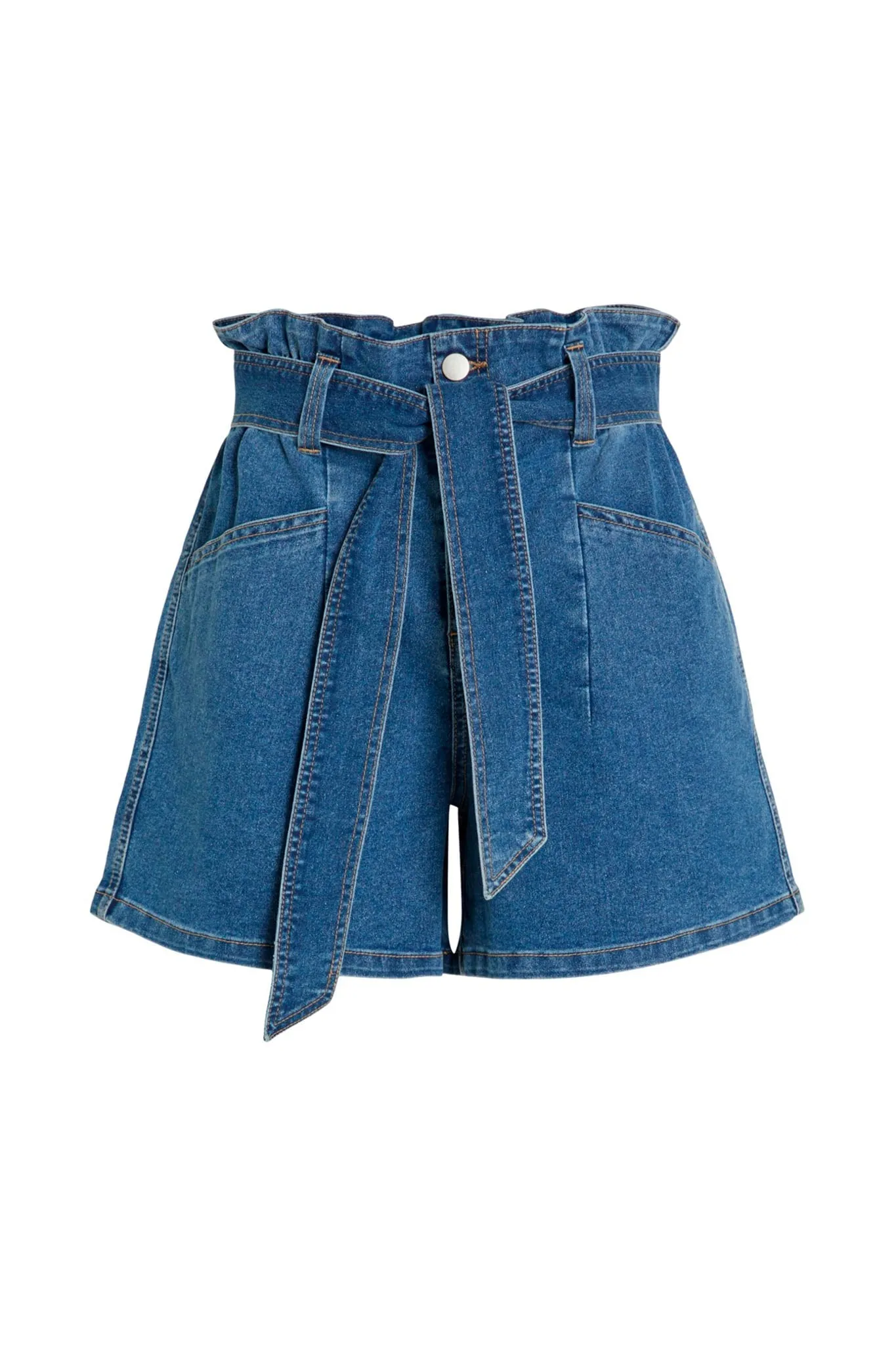 VIFo Shorts - Medium Blå Denim