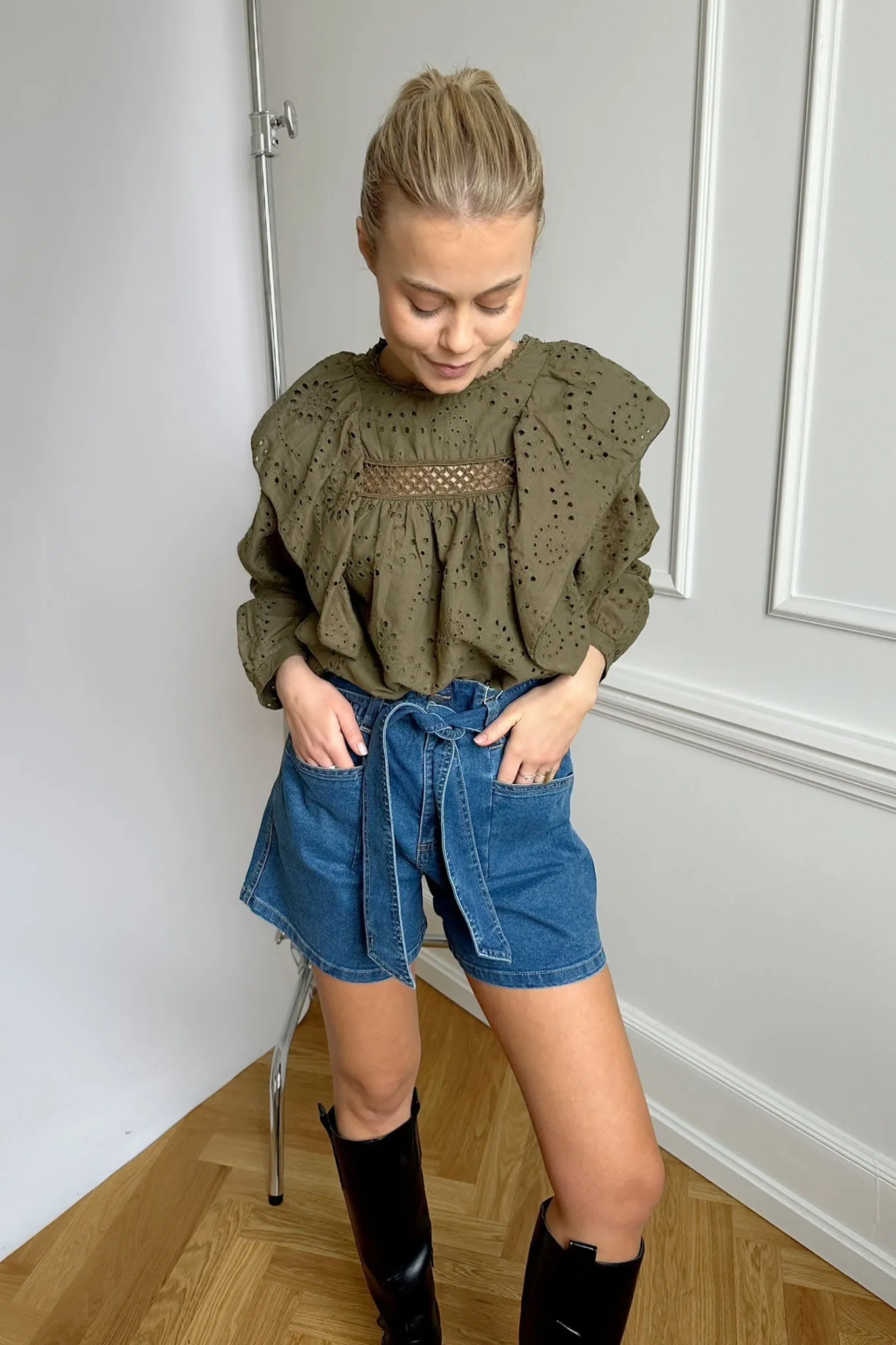 VIFo Shorts - Medium Blå Denim