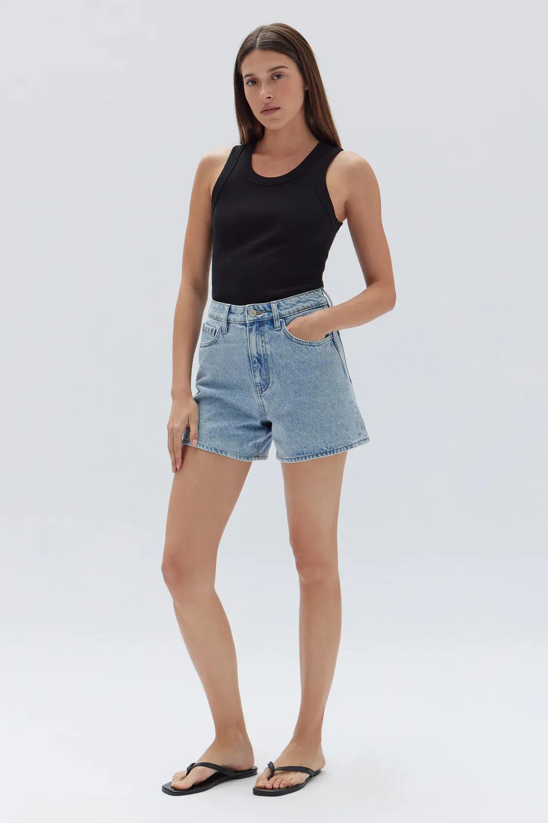 Vintage Denim Short Light