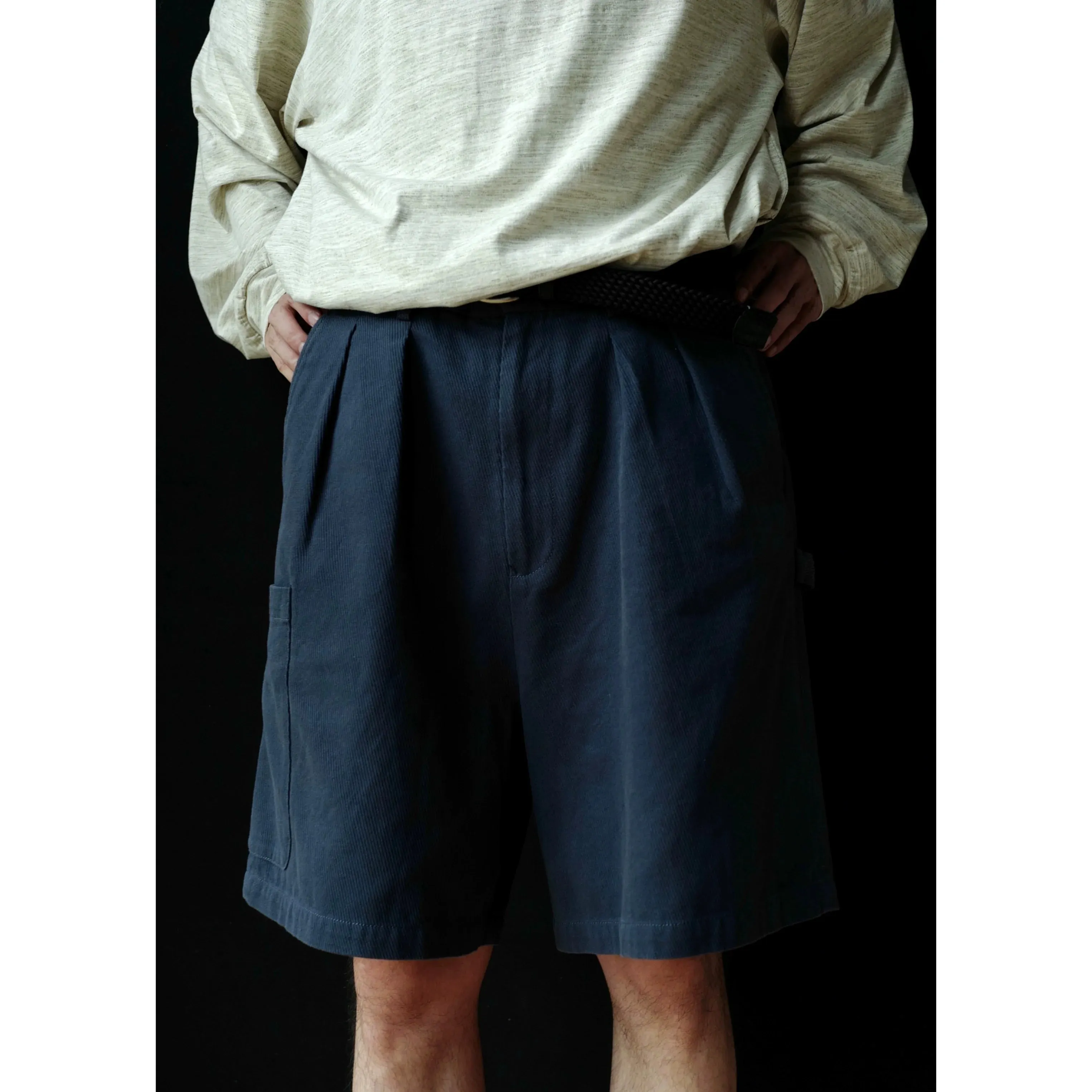 Vintage Double Pleated Shorts