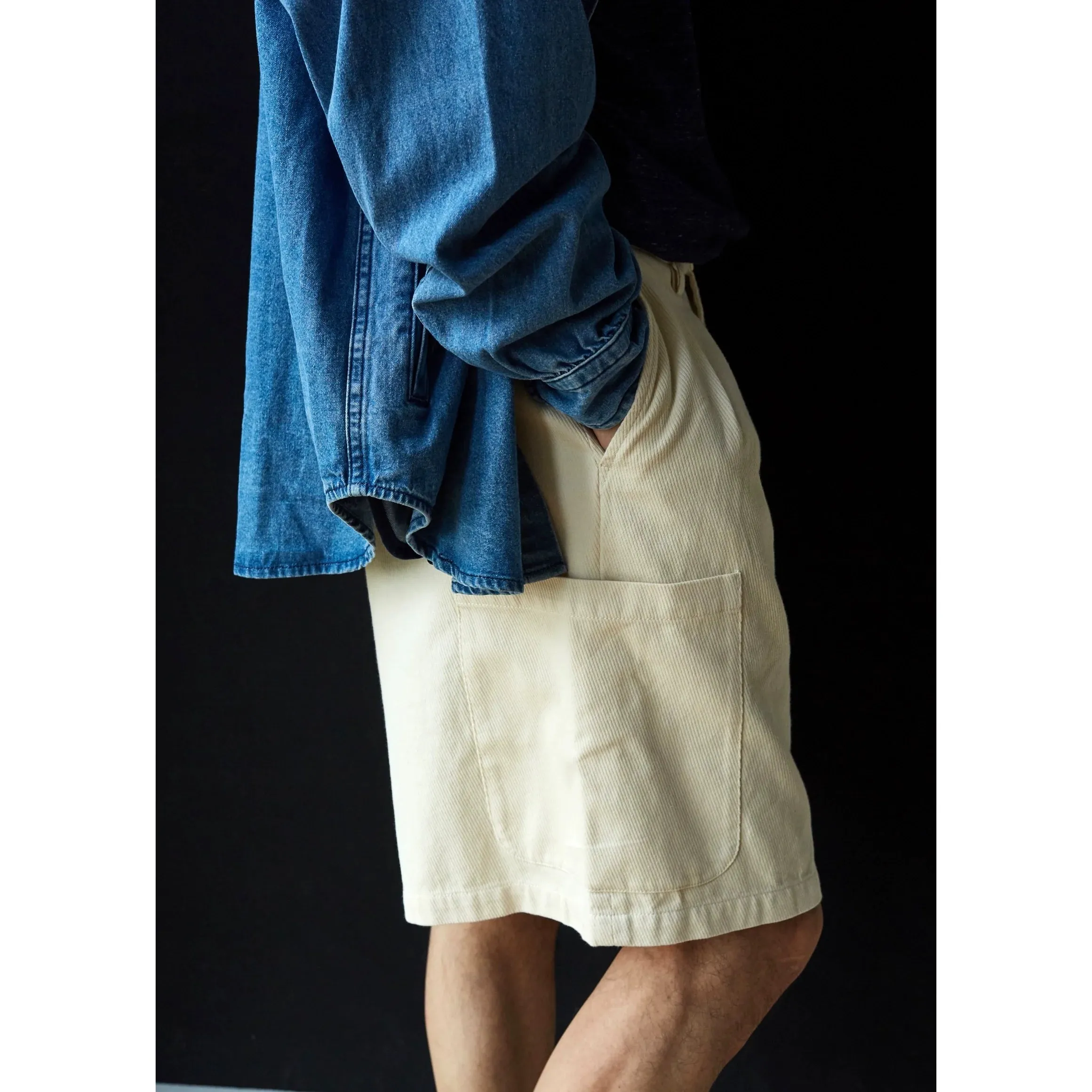 Vintage Double Pleated Shorts