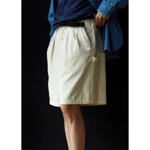 Vintage Double Pleated Shorts