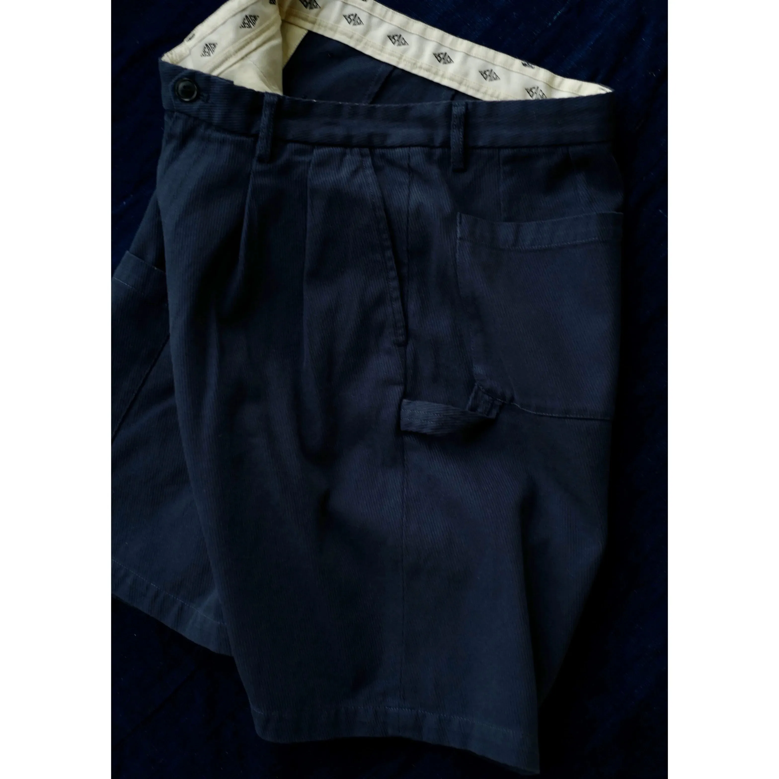 Vintage Double Pleated Shorts