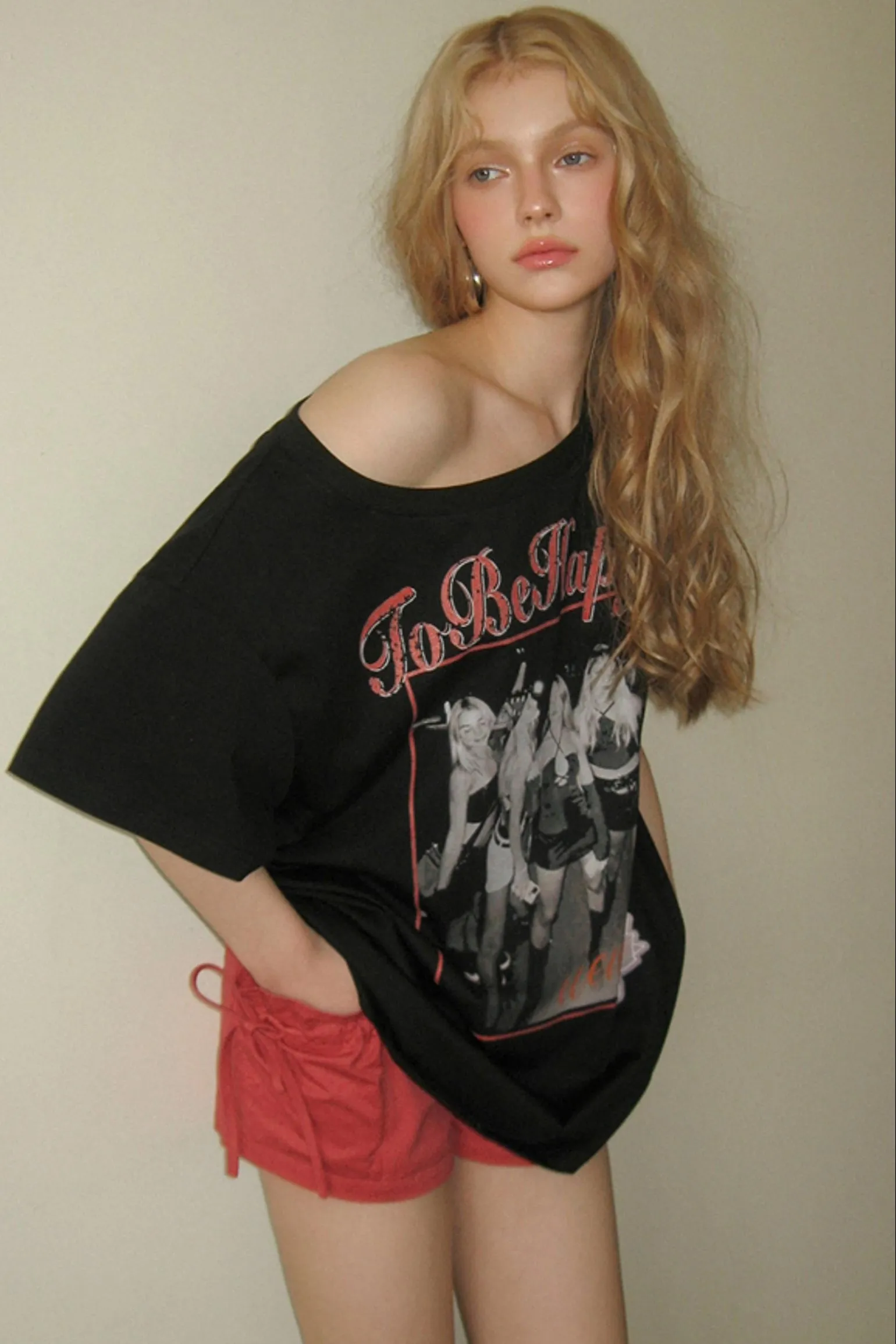 Vintage Off-Shoulder Tee