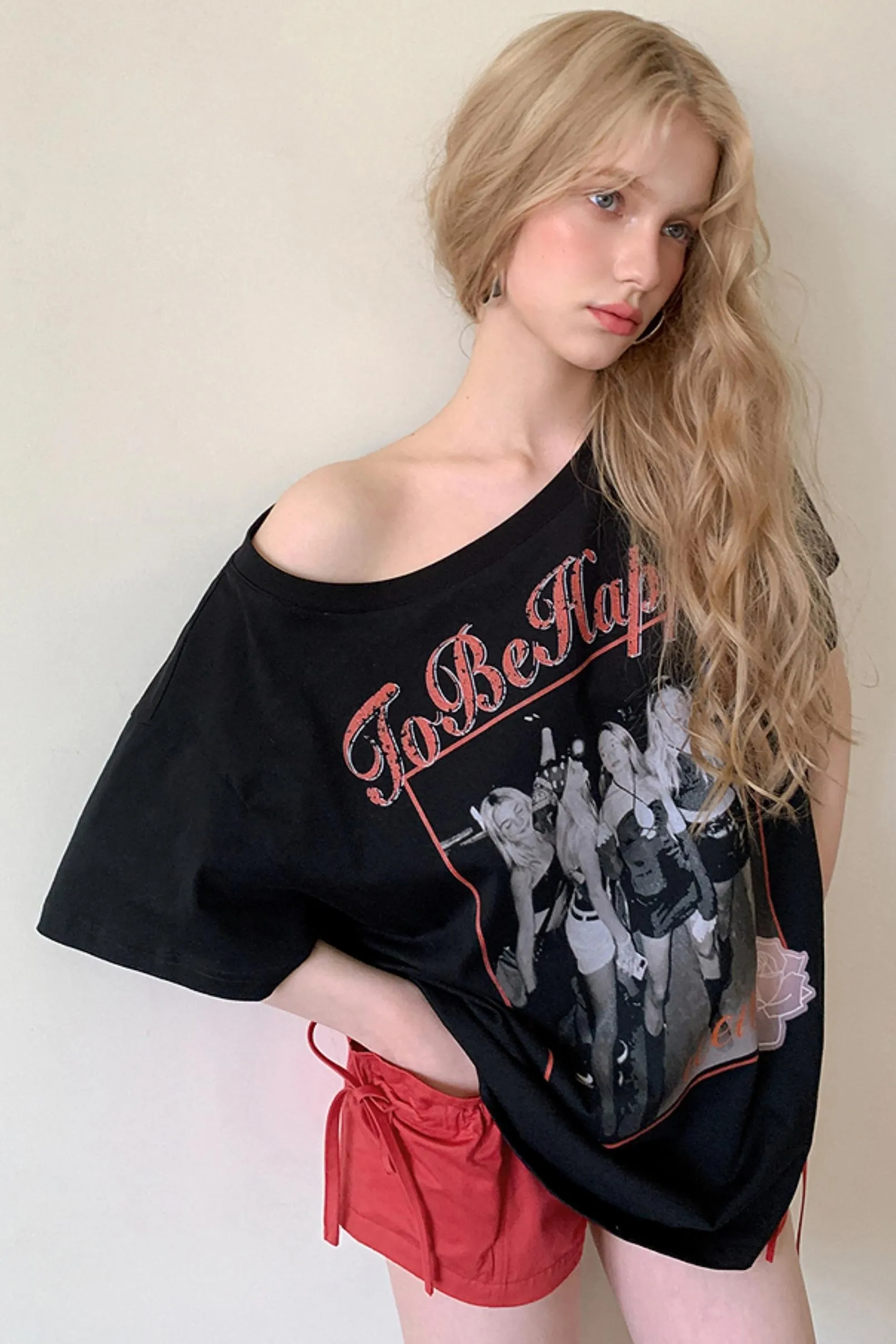 Vintage Off-Shoulder Tee