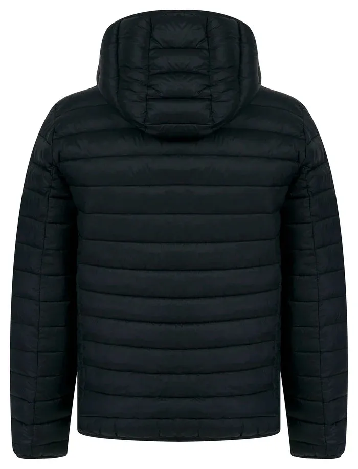 Vizzini Quilted Jacket Black Burgundy