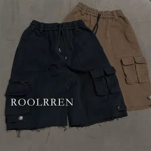 Washed Cargo Shorts