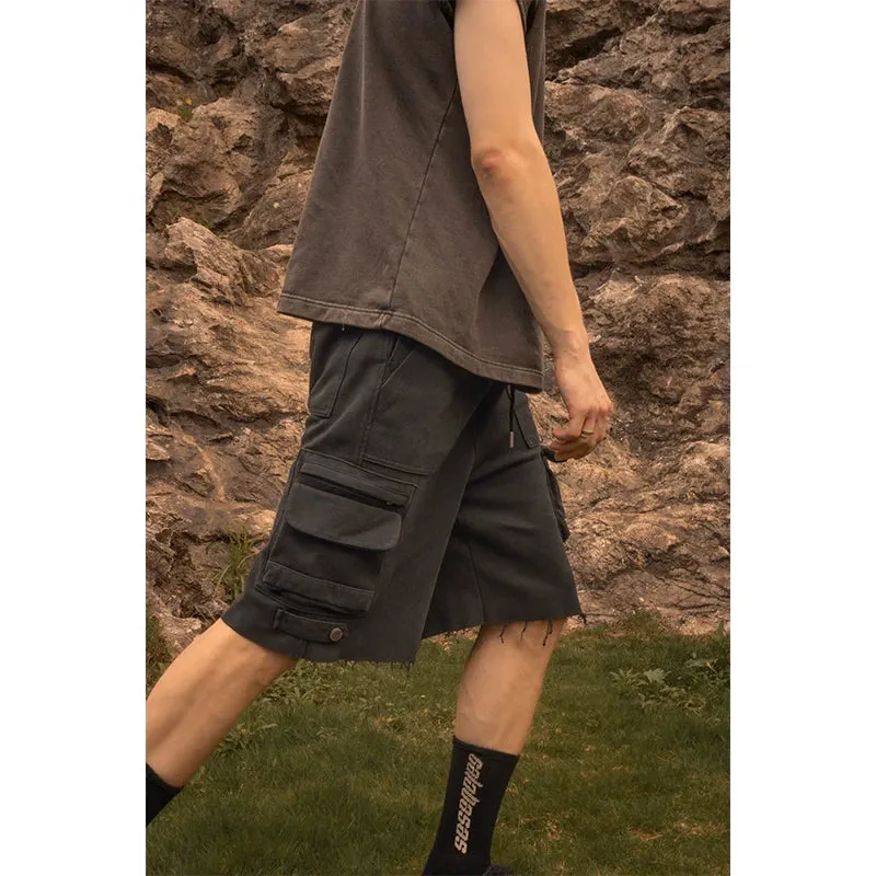Washed Cargo Shorts