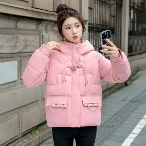 Water-resistant Quilted Puffer Jacket with Full Zip and Stain-resistant Material