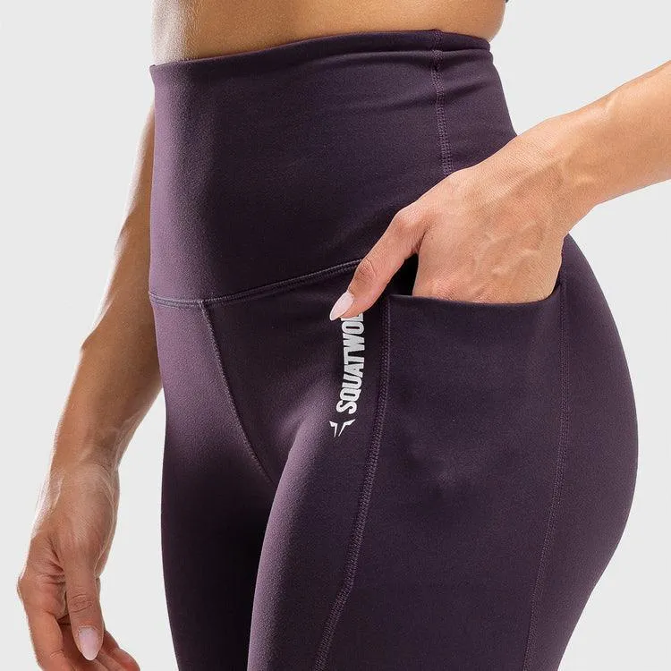 We Rise High-Waisted Leggings - Dökkfjólubláar