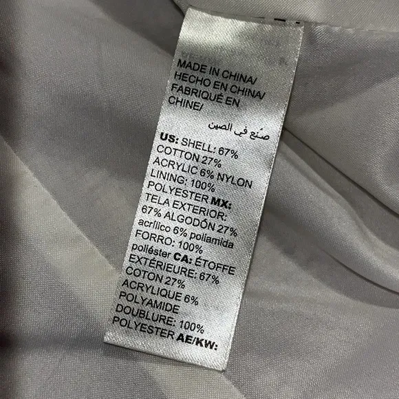 White House Black Market Violet Tweed Blazer