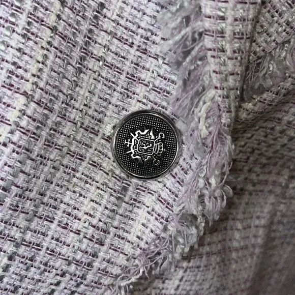 White House Black Market Violet Tweed Blazer