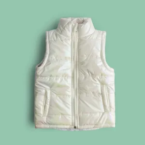 White Vest Puffer Jacket