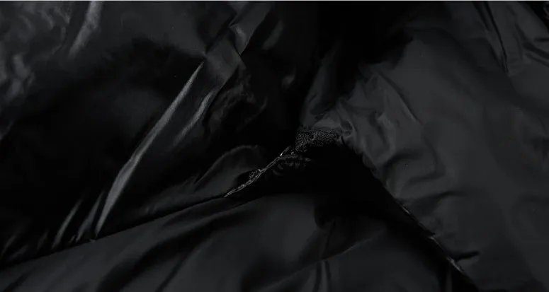 Windproof Padded Puffer Jacket featuring Solid Design