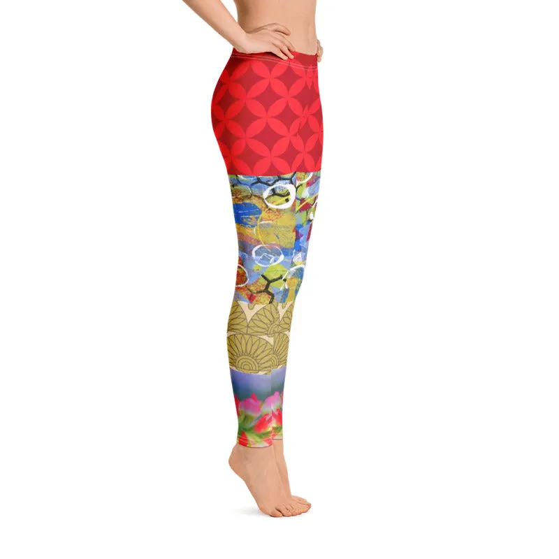 Winter Jubilee Ruby Red Leggings