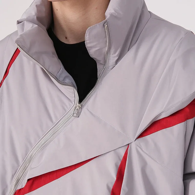 Winter Loose Pleated Color Jacket