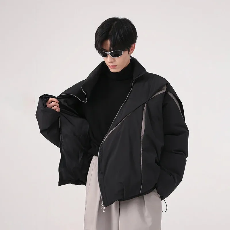 Winter Loose Pleated Color Jacket